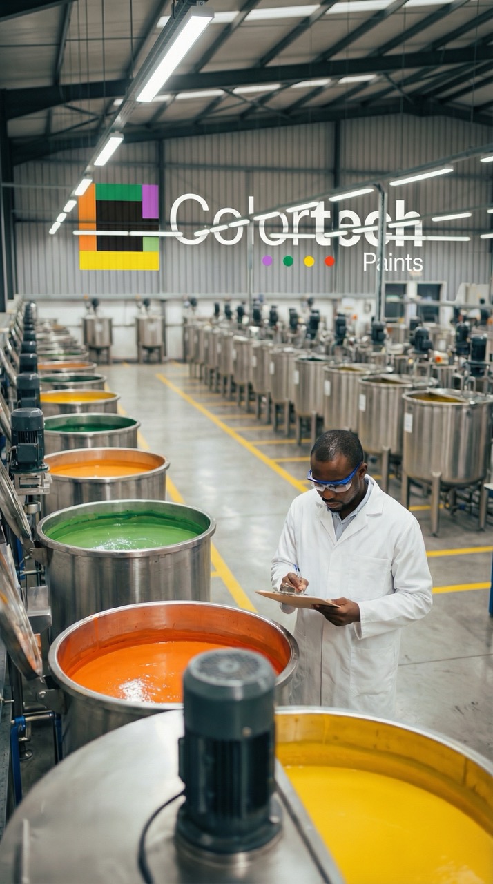 Industrial coating facility